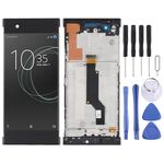 Schermo LCD originale per Sony Xperia XA1 G3116 Digitizer Assemblaggio completo con cornice (nero)