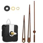Kit di riparazione del quadrante dell'orologio al quarzo Parti dell'orologio da parete fai-da-te, specifiche: movimento + ago di legno S04