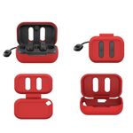 Per Skull Candy Dime G52 Auricolari Bluetooth Custodia protettiva in silicone antigoccia (rosso)