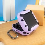 Custodia protettiva antiurto in silicone per auricolari Bluetooth Beats Fit Pro D2 (viola)
