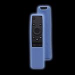 Custodia protettiva in silicone antiscivolo per telecomando Samsung serie BN59 Smart TV (blu luminoso)
