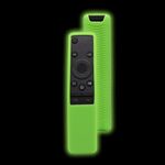Custodia protettiva in silicone antiscivolo per telecomando Samsung serie BN59 Smart TV (verde luminoso)