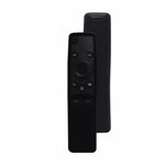 Custodia protettiva in silicone antiscivolo per telecomando Samsung serie BN59 Smart TV (nero)