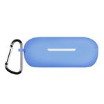 Custodia in silicone per auricolari Bluetooth di colore puro per Huawei FreeBuds SE con gancio (cielo blu)