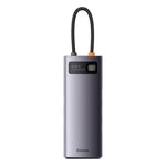 Baseus StarJoy Adattatore HUB multifunzionale da 10 Gbps a 8 porte USB-C / Type-C (grigio)