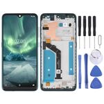Schermo LCD originale per Nokia 7.2 / 6.2 Digitizer Assemblaggio completo con cornice (verde)