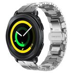 Per Samsung Galaxy Gear Sport Armor cinturino in metallo in acciaio inossidabile (argento)