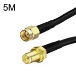 Cavo adattatore coassiale RP-SMA maschio a femmina RP-SMA RG58, lunghezza cavo: 5 m