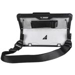 Custodia per laptop trasparente in acrilico Microsoft Surface Pro 9 con tracolla (nera)