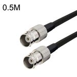 Cavo adattatore coassiale BNC femmina a BNC femmina RG58, lunghezza cavo: 0,5 m