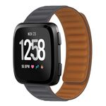 Per Fitbit Versa 4/3 / Sense 2 Cinturino magnetico in silicone da 20 mm (grigio)
