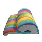 Staffa multifunzionale per cuscino per tablet per cellulare e cuscino lombare (arcobaleno)