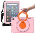 Custodia per tablet antiurto per Amazon Fire HD 8 2020 / HD 8 Plus 2022 EVA + PC senza cornice impermeabile (rosa)