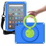 Custodia per tablet antiurto per Amazon Fire HD 8 2020 / HD 8 Plus 2022 EVA + PC senza cornice impermeabile (blu)