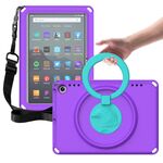 Custodia per tablet antiurto per Amazon Fire HD 8 2020 / HD 8 Plus 2022 EVA + PC senza cornice impermeabile (viola)