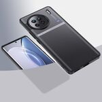 Per vivo X90 Armor Custodia rigida in TPU trasparente per PC (nero opaco)