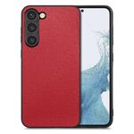Per Samsung Galaxy S23 5G Custodia per telefono in pelle con cover posteriore a colori Flow (rosso)