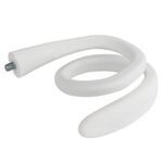 Supporto girevole flessibile per la maggior parte delle fotocamere con tenditori 1/4 (bianco)