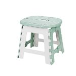 Comodo sgabello portatile ispessito per esterni pieghevole per la casa, colore: verde piccolo