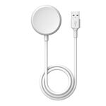 Per cavo di ricarica magnetico Smart Watch per porta USB di Google Pixel Watch, lunghezza: 1 m (bianco)