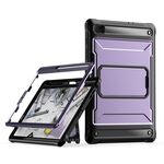 Custodia protettiva per tablet Samsung Galaxy Tab S6 Lite Explorer PC + TPU con slot per penna (viola)