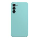 Custodia per telefono in silicone liquido imitazione Samsung Galaxy S23 5G (blu cielo)