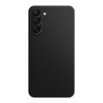 Per Samsung Galaxy S23 5G Custodia per telefono in silicone liquido imitazione (nero)