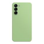 Custodia per telefono in silicone liquido imitazione Samsung Galaxy S23 5G (verde Matcha)