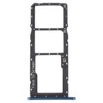 Per ZTE Blade V40 Vita Vassoio scheda SIM + Vassoio scheda SIM + Vassoio scheda Micro SD (blu)