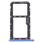 Per ZTE Blade A52 Vassoio scheda SIM + Vassoio scheda SIM / Vassoio scheda micro SD (blu)