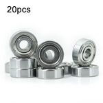 604zz 20pcs Cuscinetti in miniatura Cuscinetti a sfera a gola profonda silenziosi