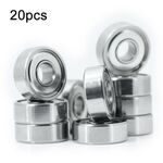 605zz 20pcs Cuscinetti in miniatura Cuscinetti a sfere a gola profonda silenziosi