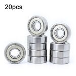 608zz 20pcs Cuscinetti in miniatura Cuscinetti a sfere a gola profonda silenziosi