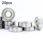 6000zz 20pcs Cuscinetti in miniatura Cuscinetti a sfere a gola profonda silenziosi