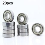 6001zz 20pcs Cuscinetti in miniatura Cuscinetti a sfere a gola profonda silenziosi