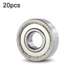 6002zz 20pcs Cuscinetti in miniatura Cuscinetti a sfera a gola profonda silenziosi