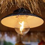 LY11 Luce ambientale da campeggio all'aperto retrò Luce portatile impermeabile per tenda B
