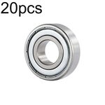20pcs 12x32x10mm Cuscinetti in miniatura a sfere a gola profonda silenziosi ad alta velocità(6201zz)