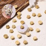 Cuscinetto girevole in metallo da 20 pezzi per decorazioni di arte del chiodo di gioielli in cristallo fai-da-te 3,7x3,5x2,2 mm