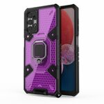 Per Samsung Galaxy A13 4G/5G Space PC + TPU Ring Holder Custodia protettiva per telefono (viola)