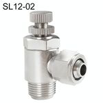 SL12-02 LAIZE Connettore femmina per blocco valvola a farfalla a montaggio rapido in rame nichelato