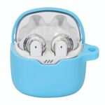 Custodia protettiva in silicone per auricolari JBL Tune Flex (azzurro)