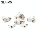 SL4-M5 LAIZE SL Raccordo rapido pneumatico a gomito per valvola a farfalla