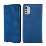 Per Nokia G60 5G Skin Feel Custodia magnetica in pelle con vibrazione orizzontale (blu)