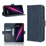 Per T-Mobile Revvl 6 5G Skin Feel Calf Texture Card Slots Custodia per telefono in pelle (blu)