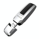 Chiavetta USB ORICO, Lettura: 100 MB/s, Scrittura: 50 MB/s, Memoria: 64 GB, Porta: USB-A (Argento)