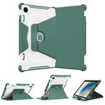 Per Samsung Galaxy Tab A8 10.5 2021 Custodia in pelle per tablet corazzata con rotazione a 360 gradi (verde)