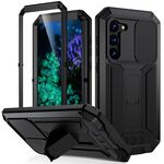 Per Samsung Galaxy S23+ 5G R-JUST Design per fotocamera scorrevole Life Custodia per telefono antiurto antipolvere impermeabile (nero)