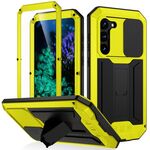 Per Samsung Galaxy S23+ 5G R-JUST Design per fotocamera scorrevole Life Custodia per telefono antiurto antipolvere impermeabile (giallo)