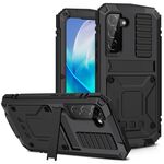 Per Samsung Galaxy S23 + 5G R-JUST Life Custodia per telefono antiurto antipolvere impermeabile (nero)